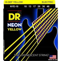 Струни для електрогітари 6 шт DR NYE-10 Hi-Def Neon Yellow K3 Coated Medium Electric Guitar Strings 10/46 Струни для електрогітари 6 шт DR NYE-10 Hi-Def Neon Yellow K3 Coated Medium Electric Guitar Strings 10/46