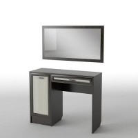 Туалетний столик Тиса Мебель БС-35 Венге Дуб молочний 75x40x100 см Туалетний столик Тиса Мебель БС-35 Венге Дуб молочний 75x40x100 см