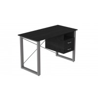 Письмовий стіл із ящиками Ferrum-decor Оскар 750x1400x700 метал Сірий ДСП Сосна Кембра 16 мм (OSK0080)