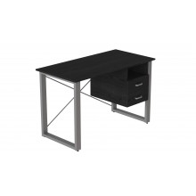 Письмовий стіл із ящиками Ferrum-decor Оскар 750x1400x700 метал Сірий ДСП Сосна Кембра 16 мм (OSK0080)