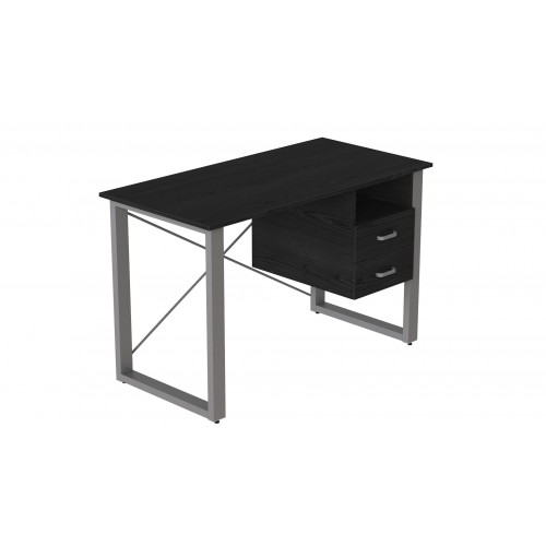 Письмовий стіл із ящиками Ferrum-decor Оскар 750x1400x700 метал Сірий ДСП Сосна Кембра 16 мм (OSK0080) в інтернет супермаркеті PbayMarket!