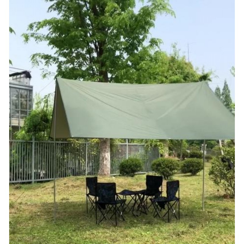 Тент туристичний Водонепроникний L Bluefield 3Х6 метра Темно-зелений (82355395)