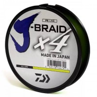 Шнур Daiwa J-Braid X4E 0.17мм 135м Yellow (706698 / 12740-017)