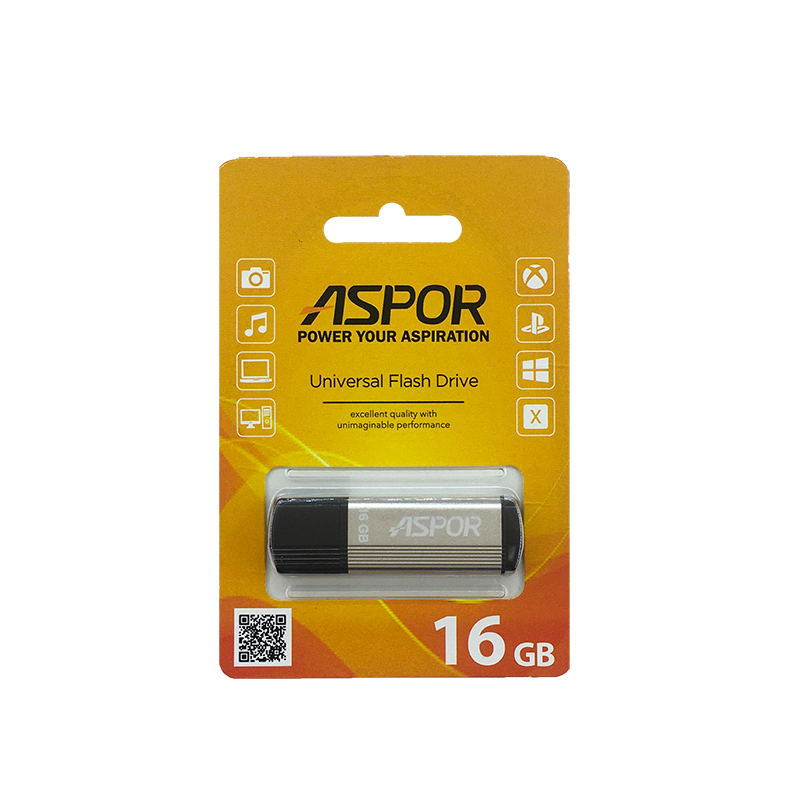 USB Flash Aspor AR121 16GB- срібло