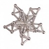 Магнітний конструктор дитячий Neocube Buckyballs amp; Buckybars головоломка-антистрес 63 деталі Сріблястий