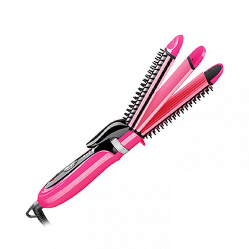 Стайлер Для Волосся 3 В 1 ProGemei Gm 2922 Рожевий (351747)