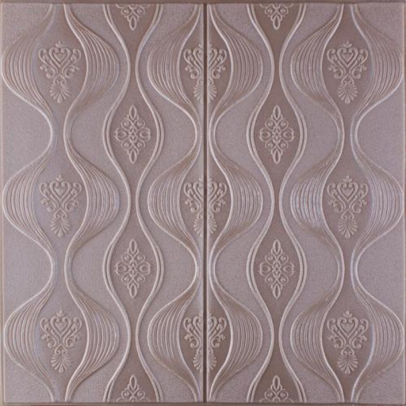 Самоклеюча 3D панель дизайн рожеве золото 3D Loft 700x700x5мм (3526-5)