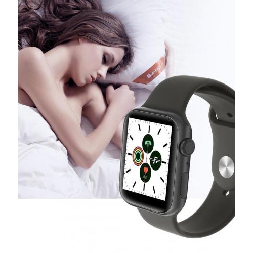 Розумний годинник із бездротовою зарядкою IWO 11 Чорний (hub_zjNx36282)