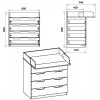 Комод пеленальний Компанит Білий (new1-101)