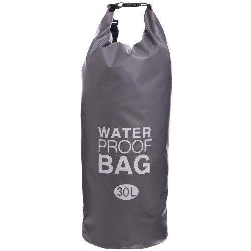 Водонепроникний гермомішок з плечовим ременем Waterproof Bag 30л TY-6878-30 (PVC) Сірий (PT0509) в інтернет супермаркеті PbayMarket!