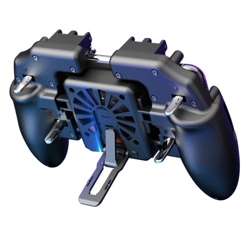 Бездротовий геймпад тригер для смартфонів Union PUBG Mobile M 11 з вентилятором та акумулятором на 800 mAh + напальчники