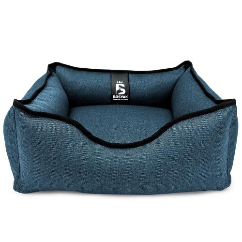Лежак ліжко для собак та котів EGO Bosyak Рогожка XS 50x45 Синій (спальне місце для собак та котів) Лежак ліжко для собак та котів EGO Bosyak Рогожка XS 50x45 Синій (спальне місце для собак та котів)