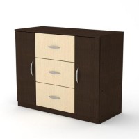 Комод для речей Компанит Венге комбі 3 2