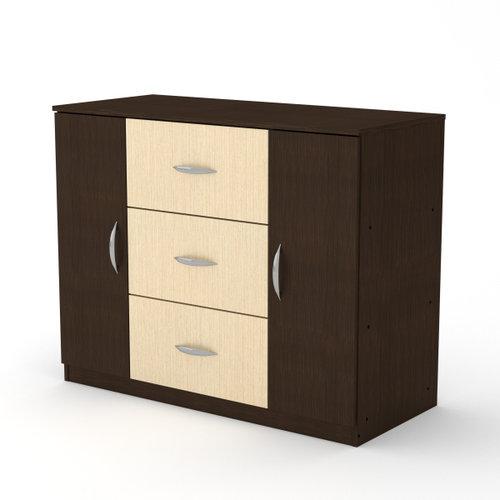 Комод для речей Компанит Венге комбі 3 2 Комод для речей Компанит Венге комбі 3 2