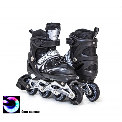 Роликові ковзани Happy 34-37 Black (153316501-M) Роликові ковзани Happy 34-37 Black (153316501-M)