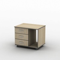 Тумба офісна Тиса Мебель ТМ-2 Бук 55x45.5x66 см Тумба офісна Тиса Мебель ТМ-2 Бук 55x45.5x66 см
