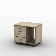 Тумба офісна Тиса Мебель ТМ-2 Бук 55x45.5x66 см