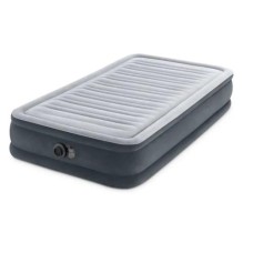 Надувне ліжко Intex 67766, 99 х 191 х 33 см, вбудований електронасос. Односпальне