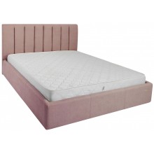 Ліжко двоспальне Richman Санам 160 х 200 см Missoni 021 З підйомним механізмом і нішою для білизни Темно-рожева