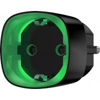 Розумна розетка з лічильником енергоспоживання Ajax Socket чорна