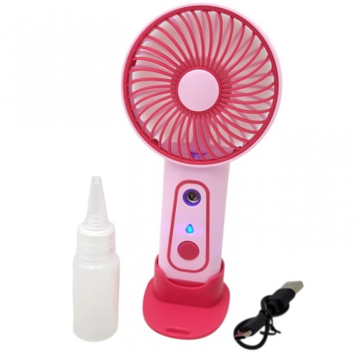 Вентилятор ручний Mini Fan 1569 17x8 см Рожевий (30151443В) Вентилятор ручний Mini Fan 1569 17x8 см Рожевий (30151443В)