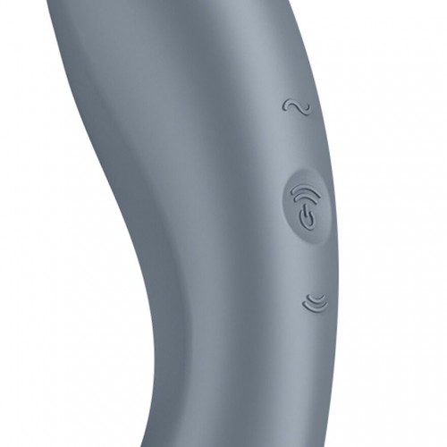 Вакуумний стимулятор з вібрацією Satisfyer Curvy Trinity 1 Bluegrey, іграшка 3в1 в інтернет супермаркеті PbayMarket!