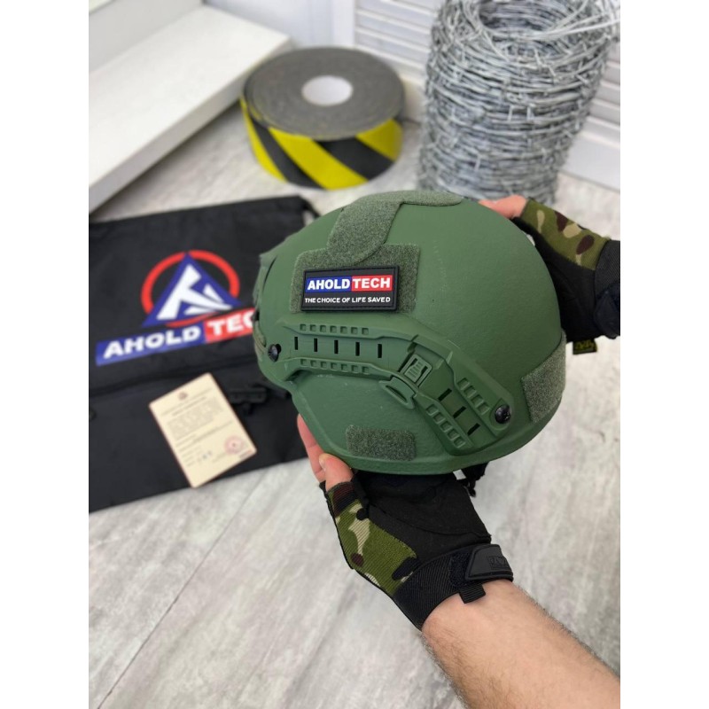 Шолом No Brand F-S02 Ahold Tech Revixun 3А One Size Оливковий (2498245440)