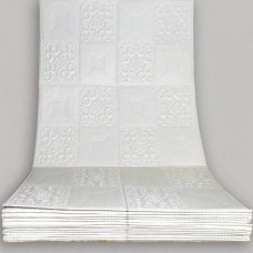 Самоклеюча 3D панель 3D Loft 19600x700x3 мм Білий (358)