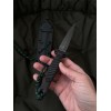 Ніж кортик Gorillas BBQ Шторм сталь 50х14мф KN119 Чорний (5247)