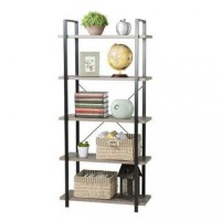 Стелаж для зберігання в стилі Loft Чорний NS-1806 1830x700x350 мм Стелаж для зберігання в стилі Loft Чорний NS-1806 1830x700x350 мм