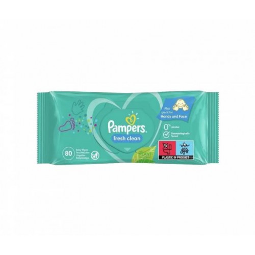 Дитячі вологі серветки Pampers Fresh Clean 52 шт