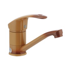 Змішувач для умивальника Haiba MARS 004 (вилив 15 см) коричневий (HB0250)