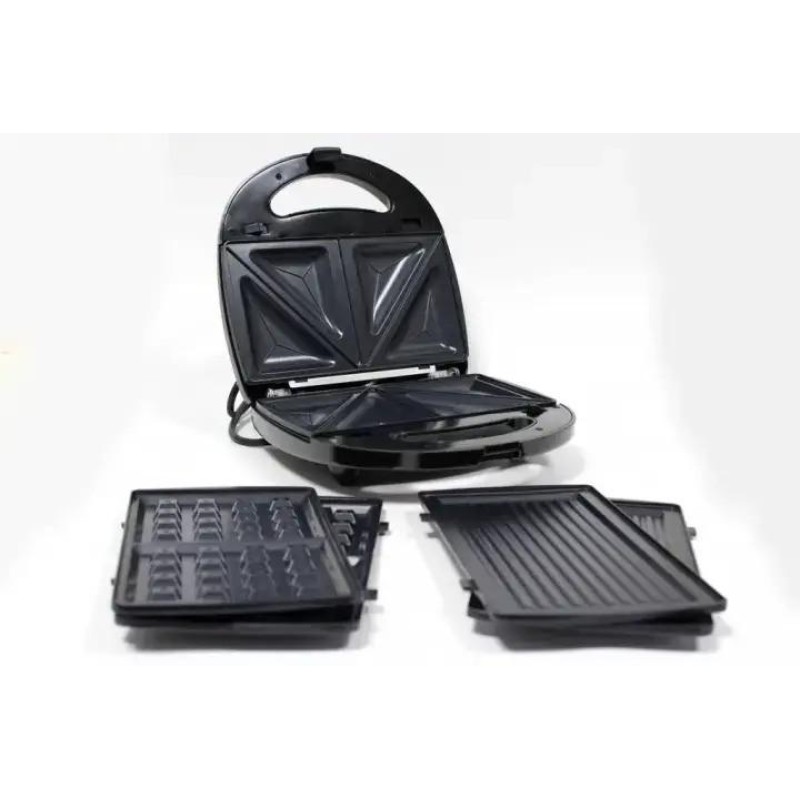 Сендвічниця електрогриль 3 в 1 Crownberg CB-1075 750 Вт