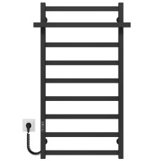 Рушникосушарка електрична Nicolе П9 500х1000 Deffi Чорний JD04 (A.NI.100.50.9.E.B.L.2)