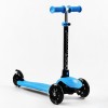 Самокат-велобіг Best Scooter 3 в 1 колеса PU зі світлом сидіння батьківська ручка 50 кг Blue (106697)