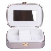 Скринька-органайзер для прикрас YIWU 15x10x5 см Срібний (HP-5-33G)