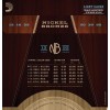 Струни для акустичної гітари D'Addario NB1252BT Nickel Bronze Balanced Tension Light Acoustic Guitar Strings 12/52