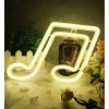 Настінний неоновий світильник нічник Мелодія жовта Angel