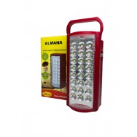 Ліхтар-повербанк переносний акумуляторний Almana KP-6324 24 LED Червоний (1937276309)