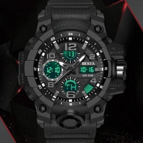 Годинник чоловічий наручний BESTA Power Чорний Годинник чоловічий наручний BESTA Power Чорний