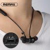 вакумні бездротові навушники Remax RB-S7 Sporty Bluetooth 4.1 мікрофон/ 90 mAh 260год Black