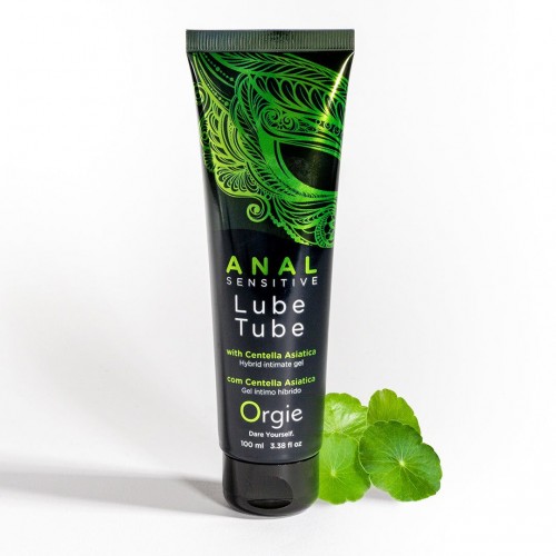 Анальна змазка Orgie Lube Tube Anal Sensitive, 100 мл, водна основа, імітація силікону