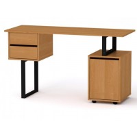 Стіл письмовий Компанит Лофт 4 130х50х72,8 см вільха Стіл письмовий Компанит Лофт 4 130х50х72,8 см вільха