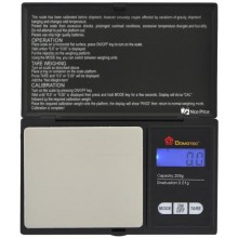 Ваги ювелірні електронні Domotec MS-2020 200/0.01 г Black (3_01425)