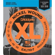 Струни для електрогітари D'Addario EXL110-7 Nickel Wound 7-String Regular Light 10/59
