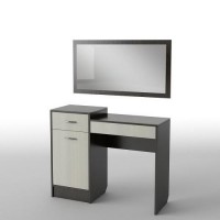 Туалетний столик Тиса Мебель БС-2 Венге Дуб молочний 80x40x100 см