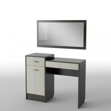 Туалетний столик Тиса Мебель БС-2 Венге Дуб молочний 80x40x100 см