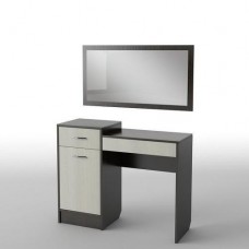 Туалетний столик Тиса Мебель БС-2 Венге Дуб молочний 80x40x100 см