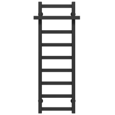 Рушникосушарка водяна Nicolе П9 300х1000 Deffi Чорний (A.NI.100.30.9.B.B)