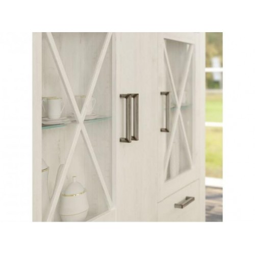 Комод-вітрина Меблі Сервіс Джорджія 3Д2В андерсон пайн Комод-вітрина Меблі Сервіс Джорджія 3Д2В андерсон пайн